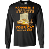 Happiness Is Falling Asleep T Shirts