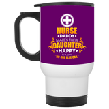 Nurse Daddy Makes Their Daughter Happy Mugs