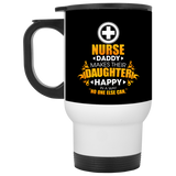 Nurse Daddy Makes Their Daughter Happy Mugs
