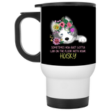 Lay On The Floor With You Husky Mugs