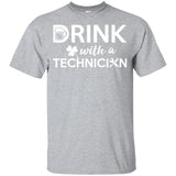 Drink With A Technician Cheer Tee Shirt