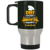 Chef Daddy Makes Their Daughter Happy Mugs