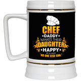 Chef Daddy Makes Their Daughter Happy Mugs