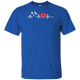 Heart Beat Red Custodian Tshirt For Lover