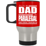 Nice Profession Black Mugs - I Have Two Titles - Dad - Paralegal