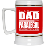 Nice Profession Black Mugs - I Have Two Titles - Dad - Paralegal