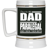 Nice Profession Black Mugs - I Have Two Titles - Dad - Paralegal