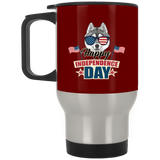 Husky - Happy Independence Day Mugs Ver 1