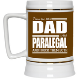 Nice Profession Black Mugs - I Have Two Titles - Dad - Paralegal