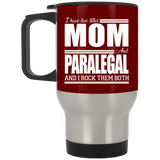 Nice Profession Black Mugs - I Have Two Titles - Mom - Paralegal