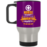 Nurse Daddy Makes Their Daughter Happy Mugs