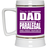 Nice Profession Black Mugs - I Have Two Titles - Dad - Paralegal