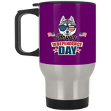 Husky - Happy Independence Day Mugs Ver 1