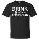 Drink With A Technician Cheer Tee Shirt