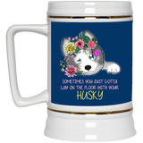 Lay On The Floor With You Husky Mugs