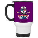 Husky - Happy Independence Day Mugs Ver 1