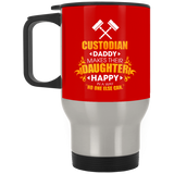 Custodian Daddy Makes Their Daughter Happy Mugs