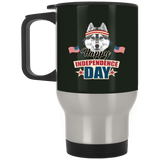Husky - Happy Independence Day Mugs Ver 2