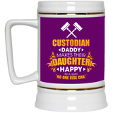 Custodian Daddy Makes Their Daughter Happy Mugs