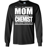 Nice Black Chemist Tshirt I Have Two Titles - Mom - Chemis Tee Shirt