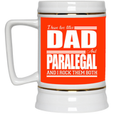Nice Profession Black Mugs - I Have Two Titles - Dad - Paralegal