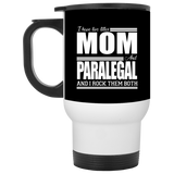 Nice Profession Black Mugs - I Have Two Titles - Mom - Paralegal
