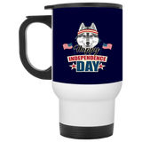 Husky - Happy Independence Day Mugs Ver 2
