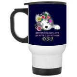 Lay On The Floor With You Husky Mugs