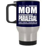 Nice Profession Black Mugs - I Have Two Titles - Mom - Paralegal