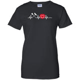 Heart Beat Red Custodian Tshirt For Lover