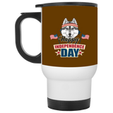 Husky - Happy Independence Day Mugs Ver 2