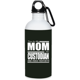 Nice Profession Black Mugs - I Have Two Titles - Mom - Custodian