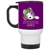 Lay On The Floor With You Husky Mugs
