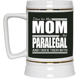 Nice Profession Black Mugs - I Have Two Titles - Mom - Paralegal