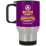 Welder Daddy Makes Their Daughter Happy Mugs