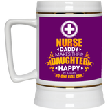Nurse Daddy Makes Their Daughter Happy Mugs