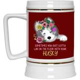Lay On The Floor With You Husky Mugs