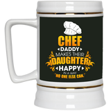 Chef Daddy Makes Their Daughter Happy Mugs