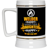 Welder Daddy Makes Their Daughter Happy Mugs