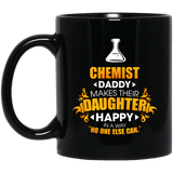 Chemist Daddy Makes Their Daughter Happy Mugs