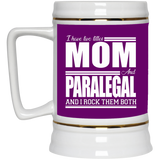 Nice Profession Black Mugs - I Have Two Titles - Mom - Paralegal