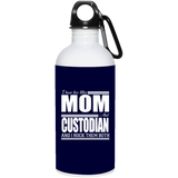 Nice Profession Black Mugs - I Have Two Titles - Mom - Custodian
