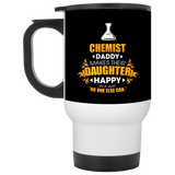 Chemist Daddy Makes Their Daughter Happy Mugs