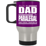 Nice Profession Black Mugs - I Have Two Titles - Dad - Paralegal