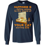 Happiness Is Falling Asleep T Shirts