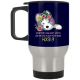 Lay On The Floor With You Husky Mugs
