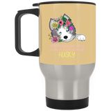 Lay On The Floor With You Husky Mugs
