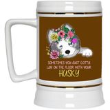 Lay On The Floor With You Husky Mugs