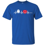 Heart Beat Red Nurse Midwives TShirt For Lover