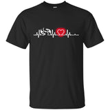 Heart Beat Red Physiotherapist Tshirt For lover
